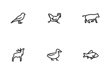 Animal Running Icon Pack