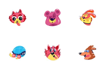 Animal Stickers Icon Pack