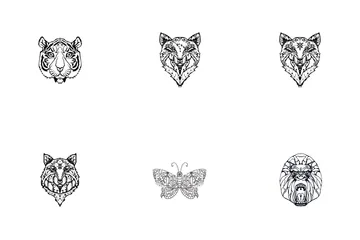 Animal Tattoo Icon Pack