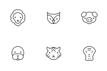 Animal Thinline Icon Pack