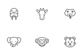 Animales y mascotas Paquete de Iconos