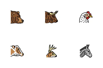 Animal Zoo Nature Wildlife Icon Pack