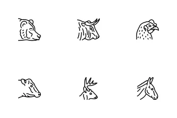 Animal Zoo Nature Wildlife Icon Pack