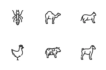 Animale domestico Icon Pack