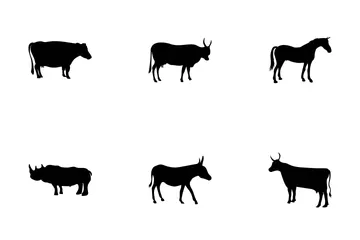 Iconos vectoriales de animales Paquete de Iconos