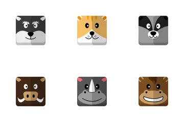 Animals Head Icon Pack