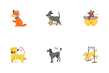 アニメ犬 アイコンパック