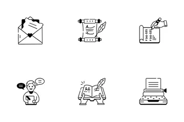 Animated Text And Writing Icon Pack