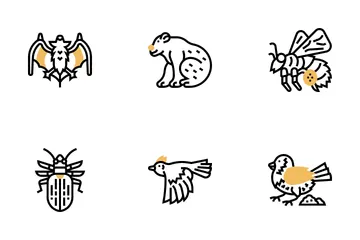 Animaux d'hiver Pack d'Icônes