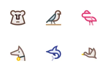 Animaux et oiseaux Pack d'Icônes