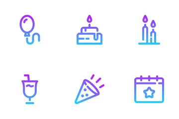 Aniversário Icon Pack