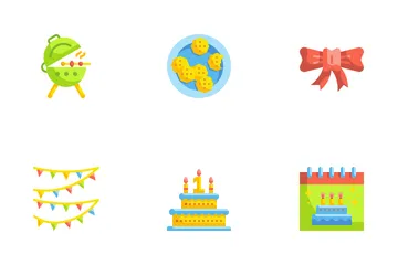 Anniversaire et fête Icon Pack