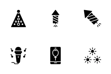 Año Nuevo Paquete de Iconos