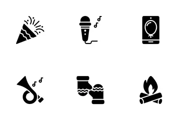 Año Nuevo Paquete de Iconos