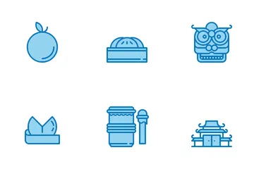 Año nuevo chino 2021 Paquete de Iconos