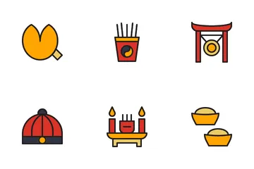 Año Nuevo Chino Paquete de Iconos