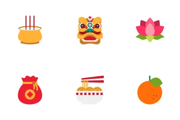 Año Nuevo Chino Paquete de Iconos