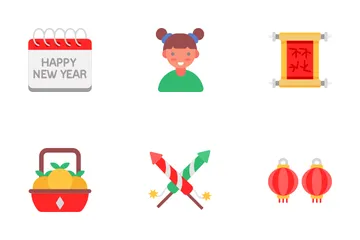 Año Nuevo Chino Paquete de Iconos