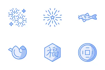 Año Nuevo Chino Paquete de Iconos