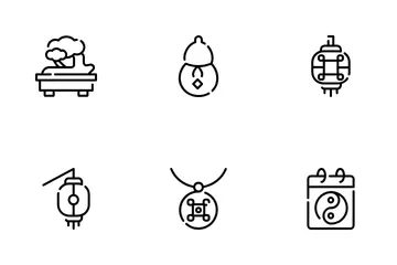 Año Nuevo Chino Paquete de Iconos