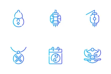 Año Nuevo Chino Paquete de Iconos