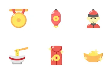 Año Nuevo Chino Paquete de Iconos