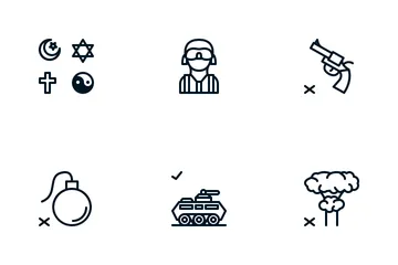 Anti Terrorism Icon Pack