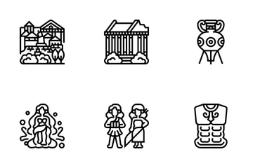 Antikes Griechenland Symbolpack