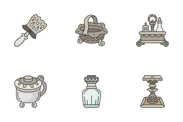 Antique Silver Flatware Icon Pack