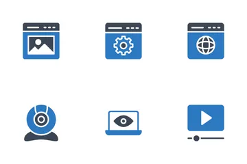 Medios y publicidad Paquete de Iconos