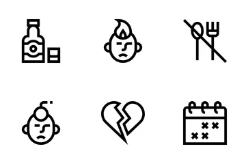 Anxiety And Depression Icon Pack