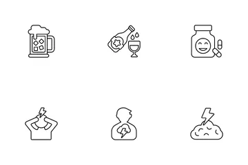 Anxiety And Depression Icon Pack