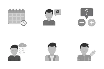 Anxiety And Depression Icon Pack