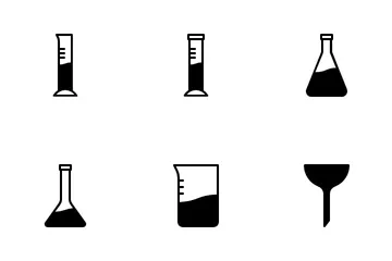 Aparelhos de Laboratório Pacote de Ícones