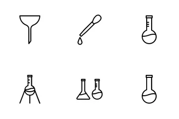 Aparelhos de Laboratório Icon Pack