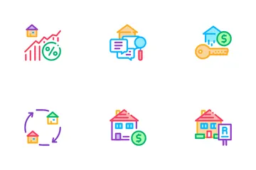 Apartment Building Icon Pack