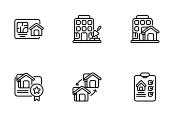 Apartment Sale Icon Pack