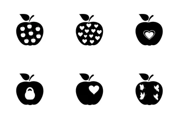 Apple-Symbole Icon Pack