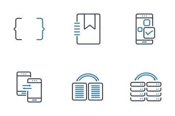 Aplicación bicolor Paquete de Iconos