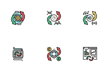 Aplicación de convertidor Paquete de Iconos