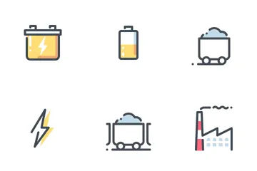 Energía - Aplicación Paquete de Iconos