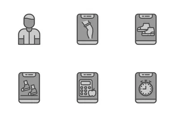 Aplicación de entrenamiento Icon Pack