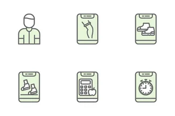 Aplicación de entrenamiento Icon Pack