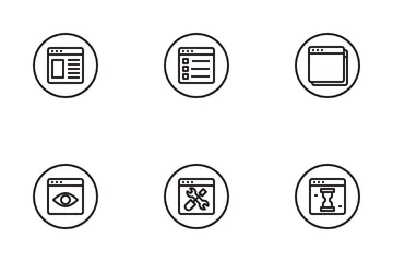 Aplicación de navegador Paquete de Iconos