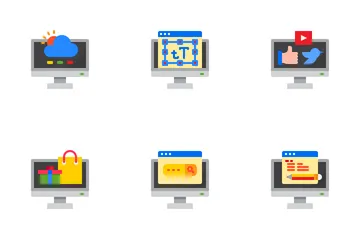 Aplicación de computadora Paquete de Iconos