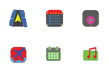 Aplicación movil Paquete de Iconos