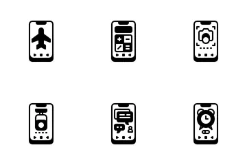 Aplicación movil Paquete de Iconos