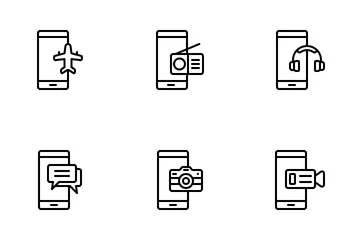 Aplicación movil Paquete de Iconos