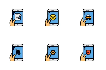 Aplicación movil Paquete de Iconos