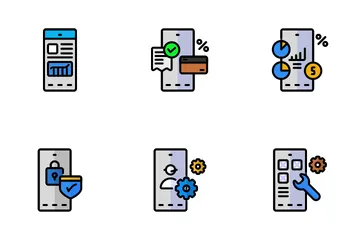 Aplicación Móvil V.2 Icon Pack